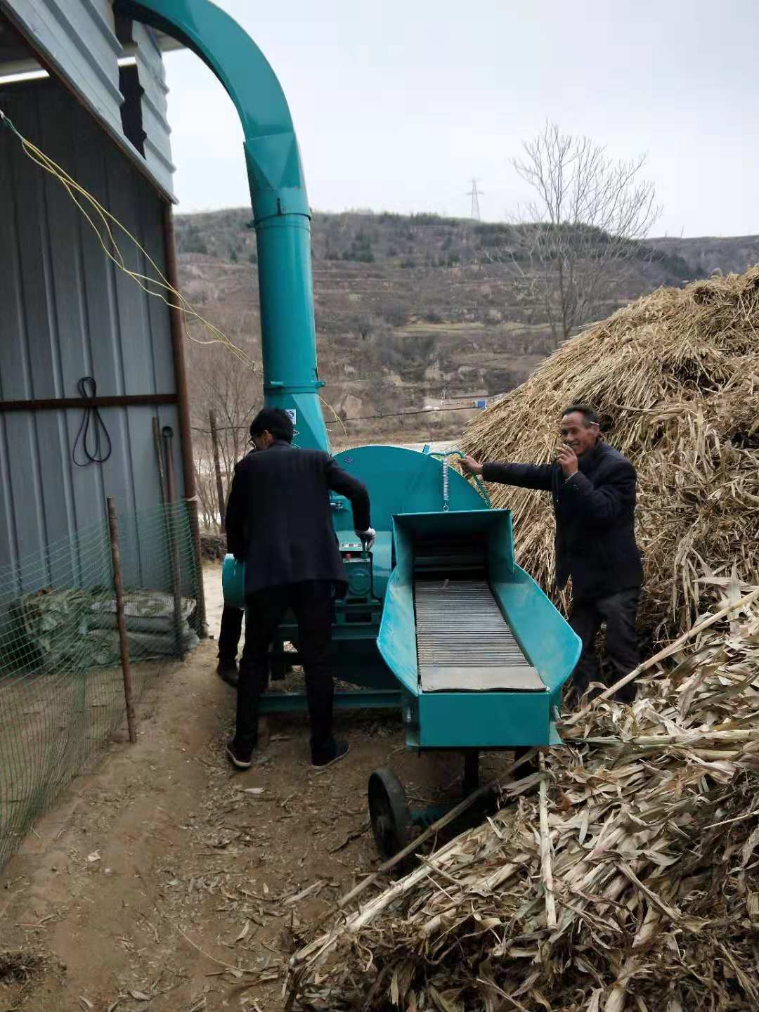 甘肅10噸鍘草機(jī)通渭鍘草揉絲機(jī)視頻